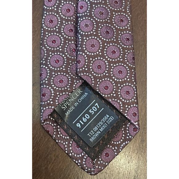 Mark & Spencer Collezione 100% Silk Men’s Neck Tie Made In China - Picture 7 of 9